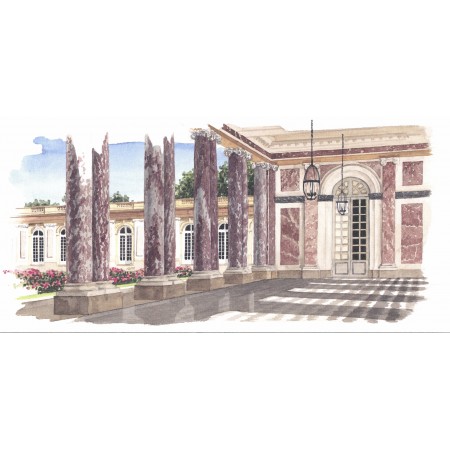 LE PERISTYLE DU GRAND TRIANON - DUVOISIN